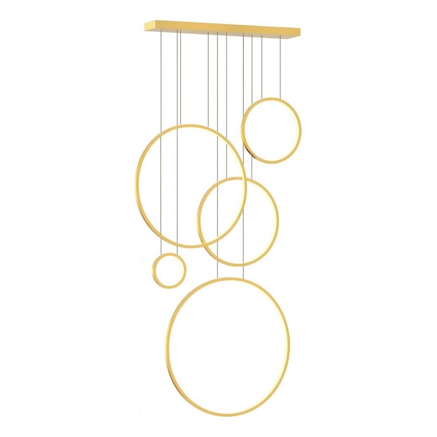 LED Cable Pendant SATURNO LED/100W/230V, Gold