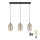 LED Cable Pendant SEBO 3xE27/15W/230V Black/Smoky Beige