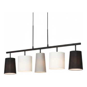 LED cable-suspended chandelier 5xE14/5,5W/230V 2700K