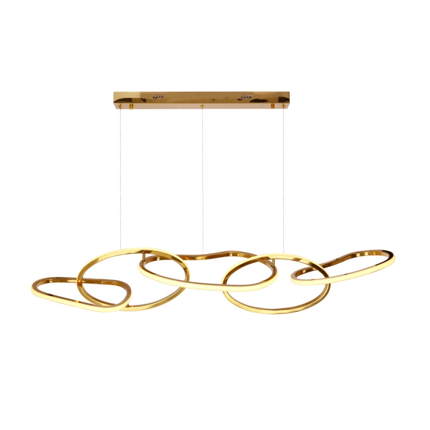 LED Cable-Suspended Chandelier ANNELI LED/45W/230V 125 cm Gold