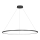 LED cable-suspended chandelier SATURNO LED/65W/230V Ø 120 cm IP44 black