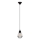 LED cable-suspended pendant 1x E27 / 6.5W / 230V / 2500K, black