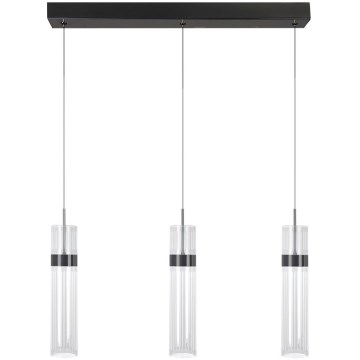 LED Cable-Suspended Pendant AMBIENTE 3xLED/6W/230V 3000/4000/6000K Black