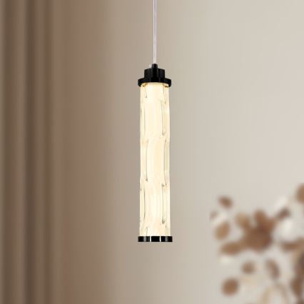 LED cable-suspended pendant CORTE LED/10W/230V Black