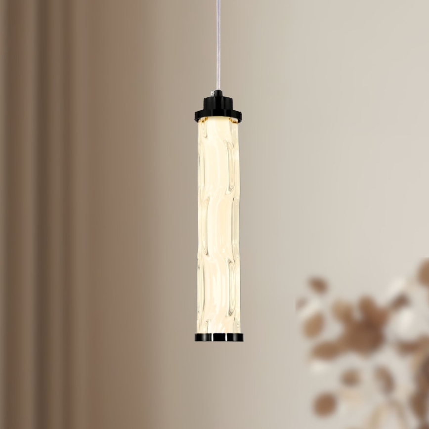 LED cable-suspended pendant CORTE LED/10W/230V Black