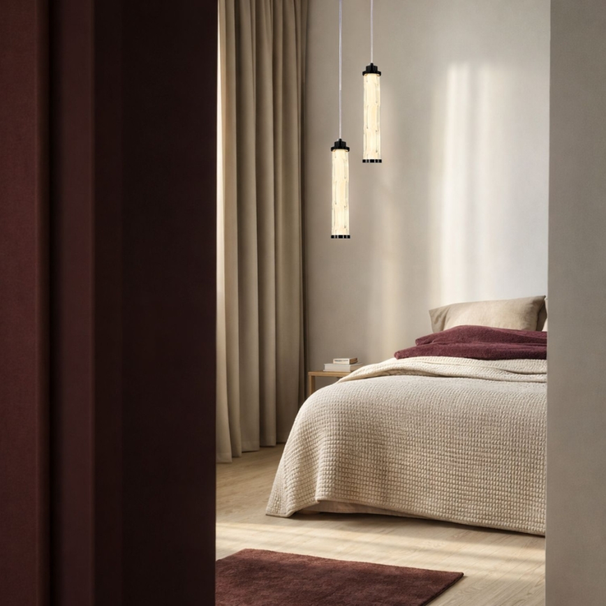 LED cable-suspended pendant CORTE LED/10W/230V Black