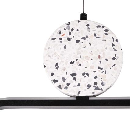 LED cable-suspended pendant light FLORENTYNA LED/48W/230V 4000K black/white