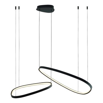 LED cable-suspended pendant MICHELLE LED/48W/230V 4000K black