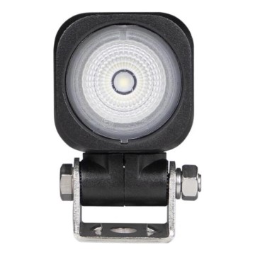 LED Car spotlight BLACK LED/10W/10-30V IP69 5700K angular