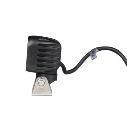 LED Car spotlight BLACK LED/10W/10-30V IP69 5700K angular