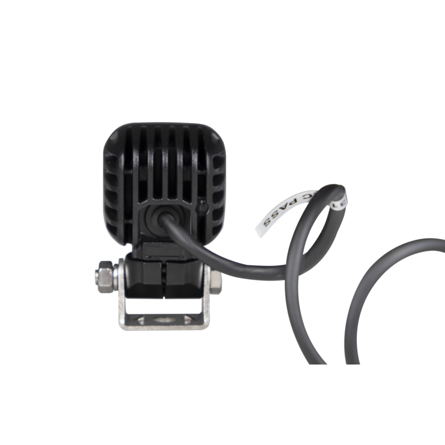 LED Car spotlight BLACK LED/10W/10-30V IP69 5700K angular