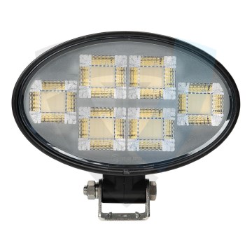 LED Car spotlight BLACK LED/150W/10-30V IP69 5700K oval