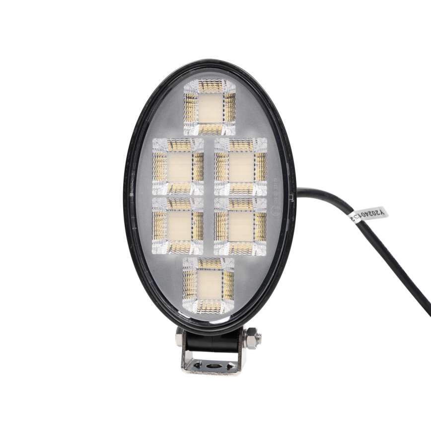 LED Car spotlight BLACK LED/150W/10-30V IP69 5700K oval