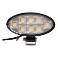 LED Car spotlight BLACK LED/160W/10-30V IP69 5700K oval