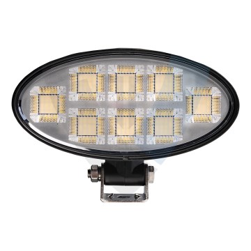 LED Car spotlight BLACK LED/160W/10-30V IP69 5700K oval