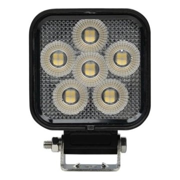 LED Car spotlight BLACK LED/24W/10-30V IP69 5700K angular
