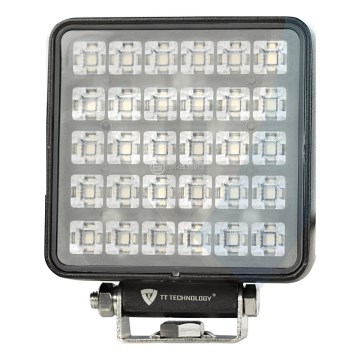 LED Car spotlight BLACK LED/30W/10-30V IP69 5700K angular