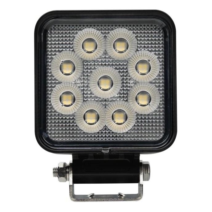 LED Car spotlight BLACK LED/36W/10-30V IP69 5700K angular