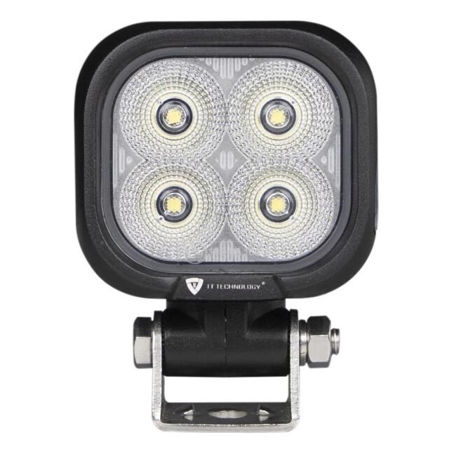 LED Car spotlight BLACK LED/40W/10-30V IP69 5700K angular