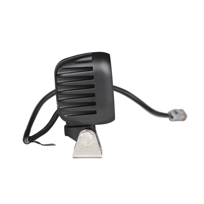 LED Car spotlight BLACK LED/40W/10-30V IP69 5700K angular