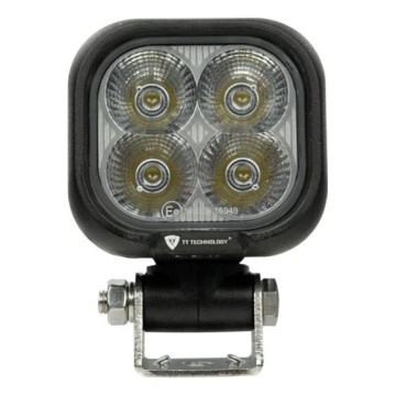 LED Car spotlight BLACK LED/40W/10-30V IP69 5700K angular