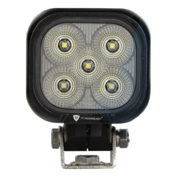 LED Car spotlight BLACK LED/50W/10-30V IP69 5700K angular