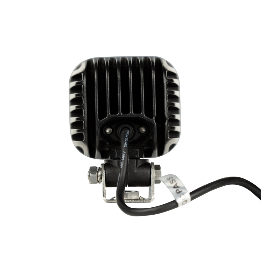 LED Car spotlight BLACK LED/50W/10-30V IP69 5700K angular