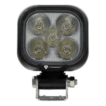 LED Car spotlight BLACK LED/50W/10-30V IP69 5700K angular