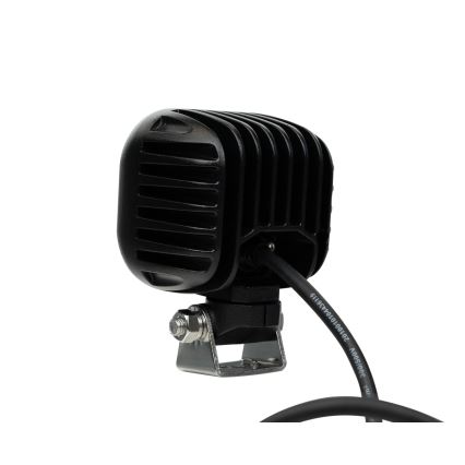 LED Car spotlight BLACK LED/50W/10-30V IP69 5700K angular