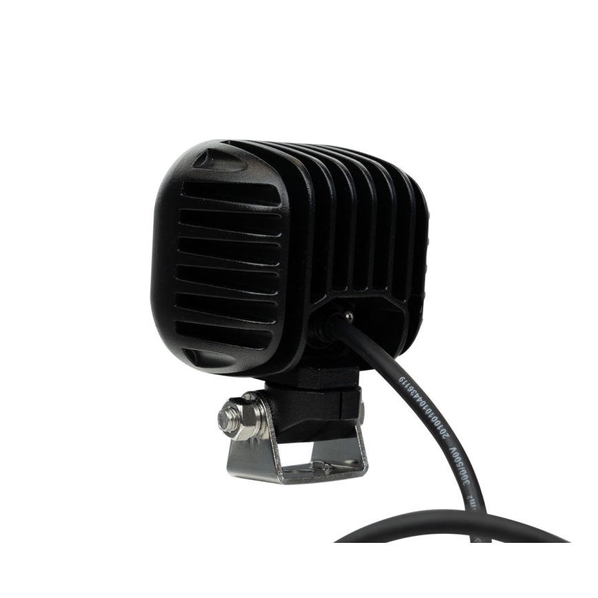 LED Car spotlight BLACK LED/50W/10-30V IP69 5700K angular