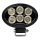 LED Car spotlight BLACK LED/60W/10-30V IP69 5700K oval