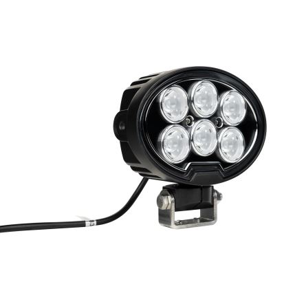 LED Car spotlight BLACK LED/60W/10-30V IP69 5700K oval