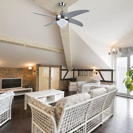 LED Ceiling fan LED/15W/230V 3000K/4000K/6400K + remote control