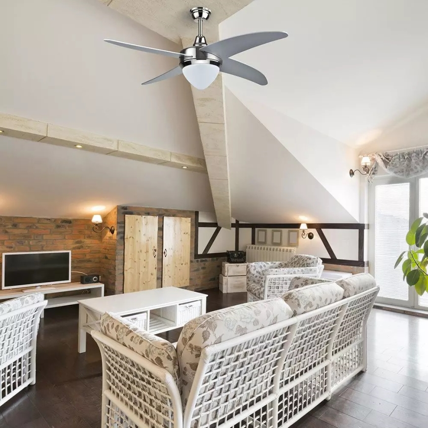 LED Ceiling fan LED/15W/230V 3000K/4000K/6400K + remote control