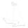 LED Ceiling Lamp ARTISAN LED/36W/230V 6500K White