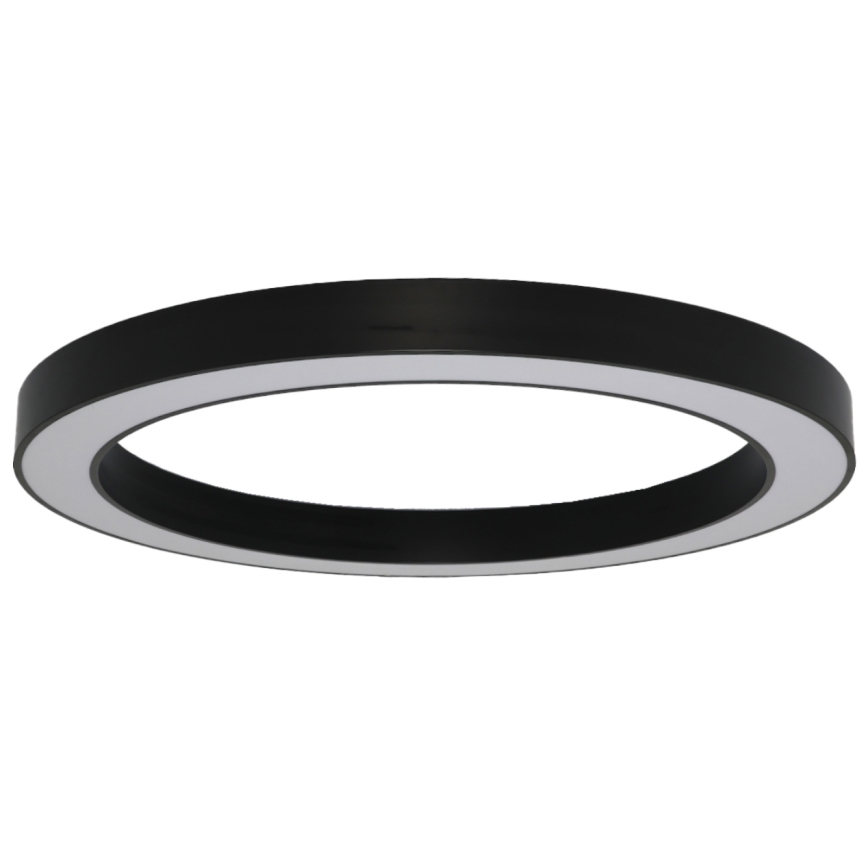 LED ceiling light, 115W/230V, selectable 3000/4000/6500K, Ø 120 cm, black