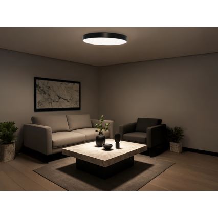 LED Ceiling Light 135W, 230V, 3000/4000/6500K, Ø 80 cm, Black