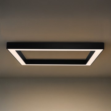 LED Ceiling Light, 150W, 230V, 3000/4000/6500K, 120x120 cm, Black