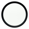 LED Ceiling Light 18W/230V — Selectable 3000/4000/6500K, Ø23 cm, Black