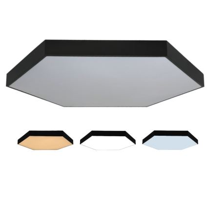 LED Ceiling Light 240W, 230V, 3000/4000/6500K, Ø120 cm, Black