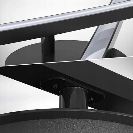 LED Ceiling Light 2xLED/6W/230V 3000K Black