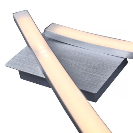 LED Ceiling Light 2xLED/6W/230V 3000K Matte Chrome