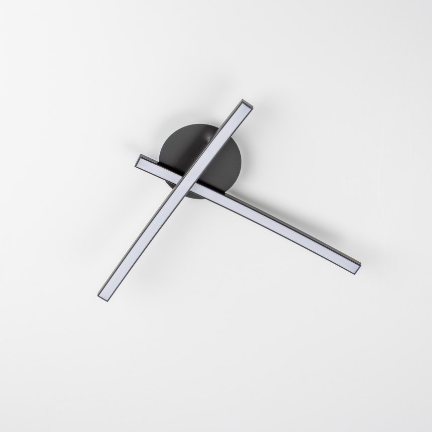 LED Ceiling Light 2xLED/6W/230V black