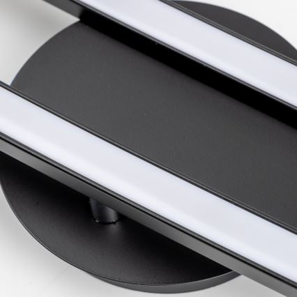 LED Ceiling Light 2xLED/6W/230V black