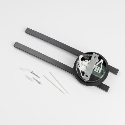 LED Ceiling Light 2xLED/6W/230V black