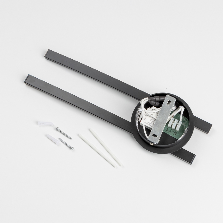 LED Ceiling Light 2xLED/6W/230V black