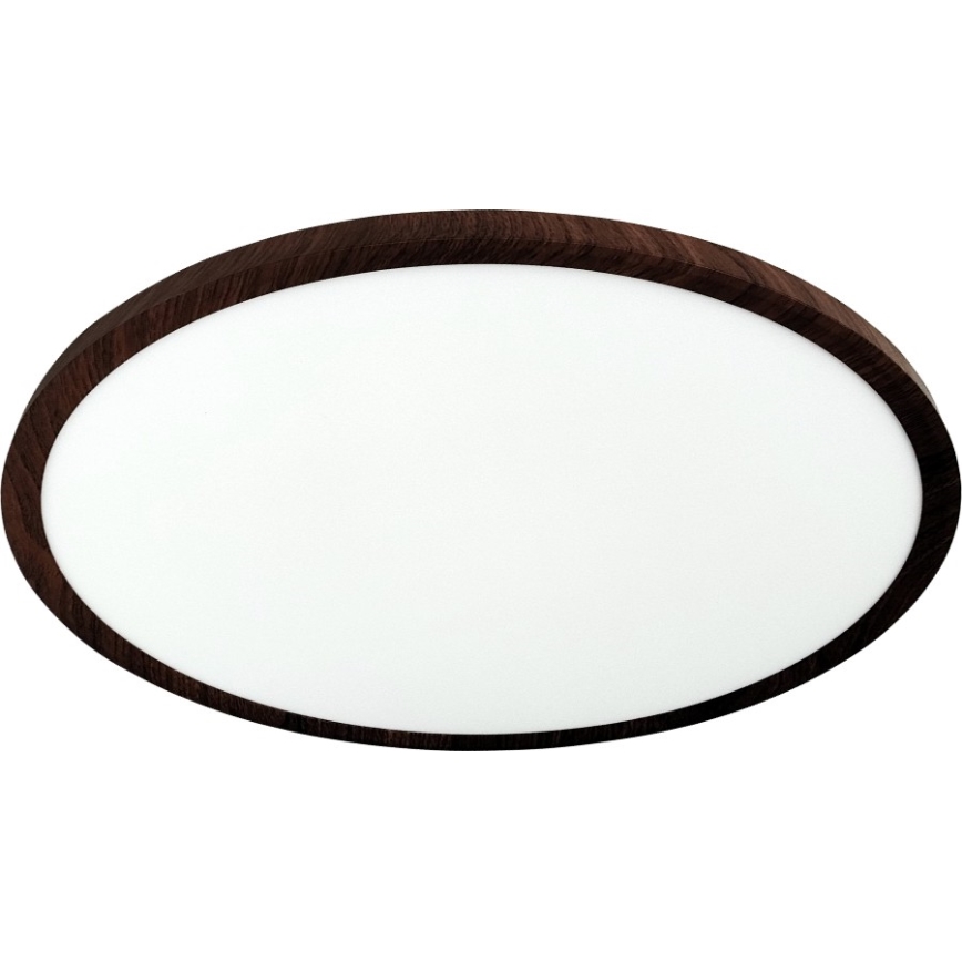 LED Ceiling Light 32W/230V 3000/4000/6500K Ø 40 cm Brown