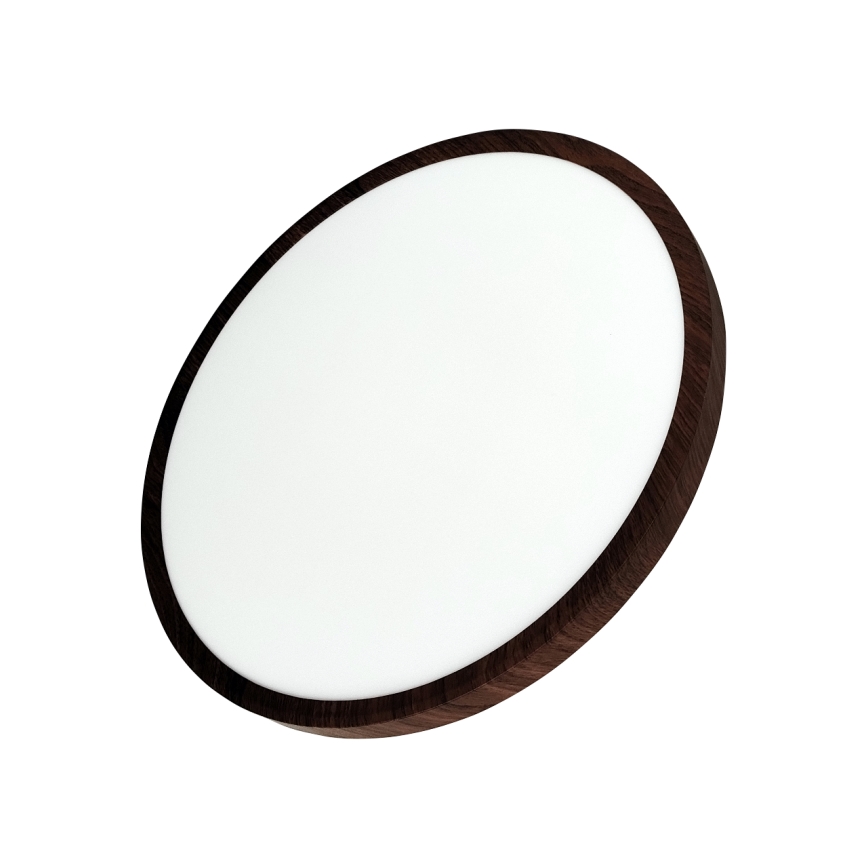 LED Ceiling Light 32W/230V 3000/4000/6500K Ø 40 cm Brown