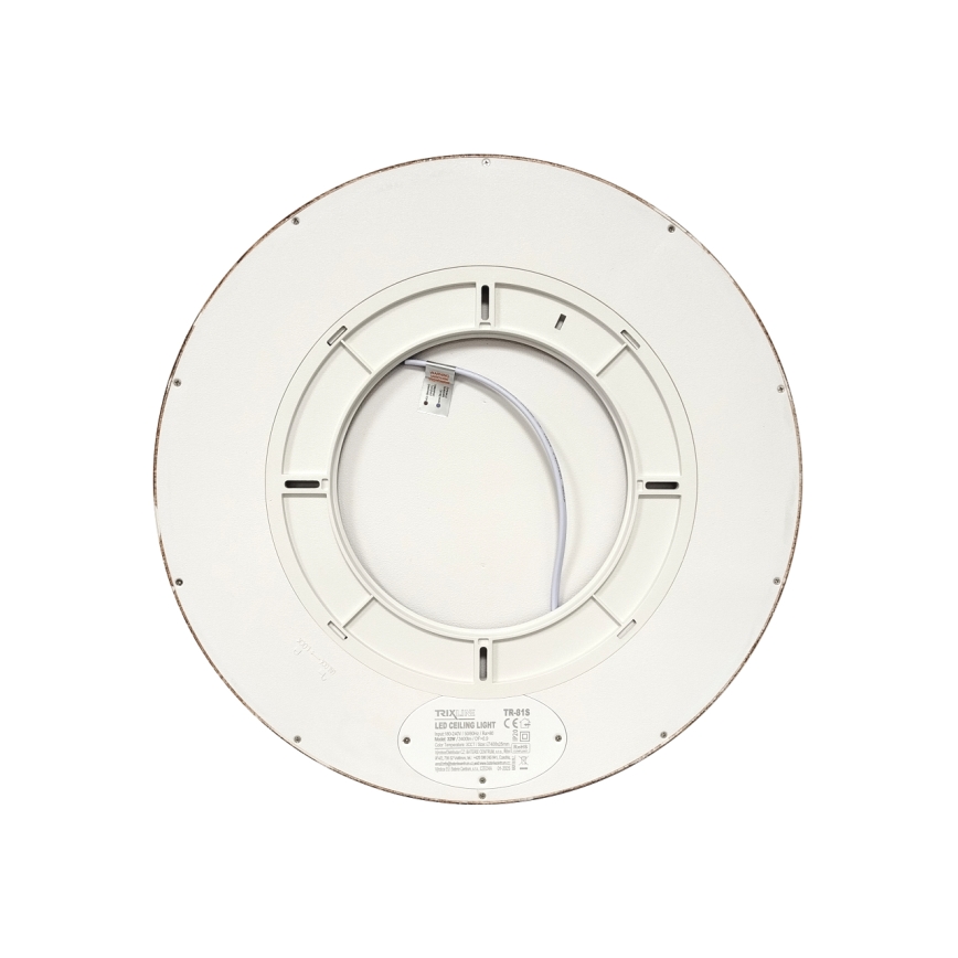 LED Ceiling Light 32W/230V 3000/4000/6500K Ø 40 cm Brown