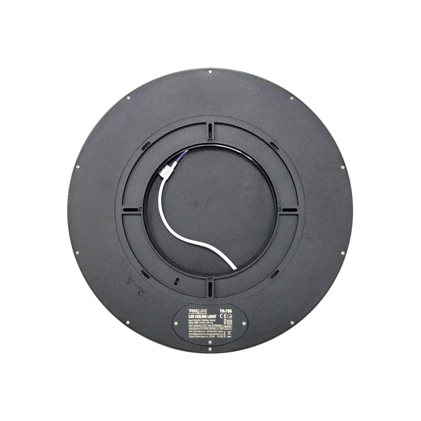LED Ceiling Light, 32W, 230V, Selectable 3000/4000/6500K, Ø 40 cm, Black